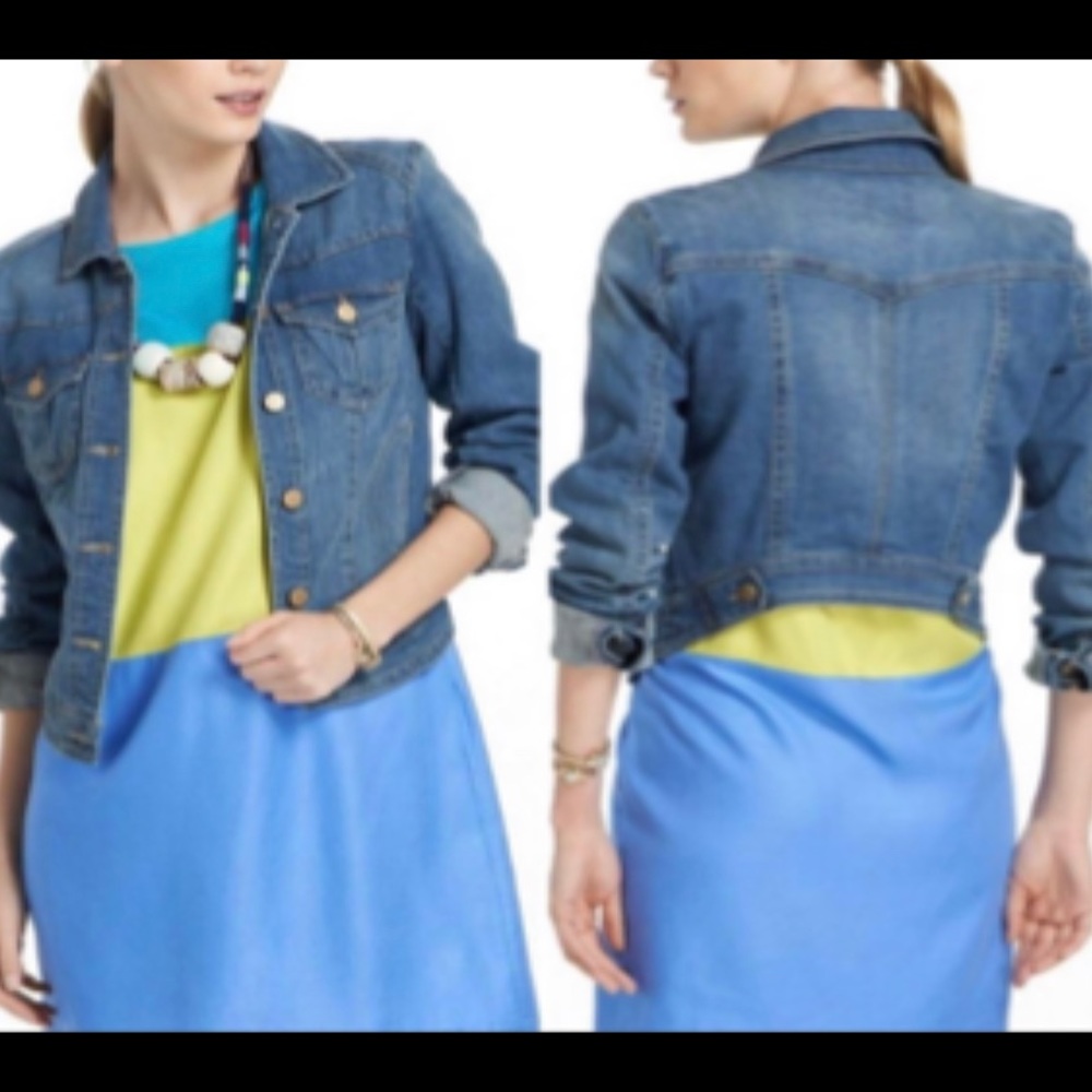 Anthropologie Daughters of the Liberation jean jacket size M